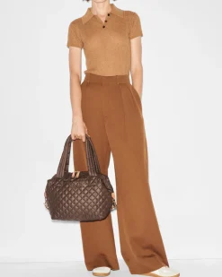 MZ Wallace Metro|Shoulders|Medium Sutton Deluxe WalnutRec