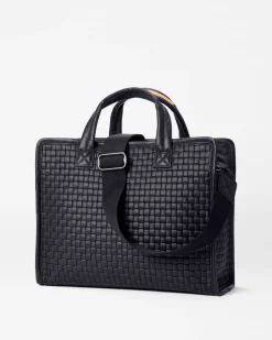 MZ Wallace Work|Totes|Medium Woven Box Tote Black