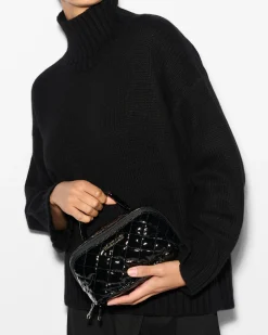 MZ Wallace Metro|Travel|Metro Accordion Cosmetic BlackLacquer
