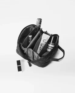 MZ Wallace Metro|Travel|Metro Accordion Cosmetic BlackLacquer
