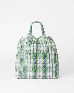 MZ Wallace Metro|Backpacks|Metro Convertible Backpack Plaid