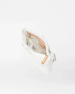 MZ Wallace Metro|Crossbody|Metro Flat Crossbody PearlMetallic