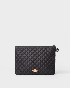 MZ Wallace Metro|Accessories|Metro Pouch BlackRec