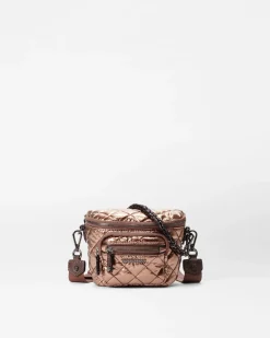 MZ Wallace Crosby|Belt Bags & Slings|Micro Crosby Sling CopperMetallicLacquer