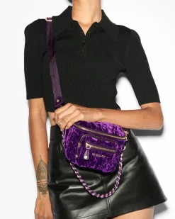 MZ Wallace Crosby|Belt Bags & Slings|Micro Crosby Sling VelvetAmethyst