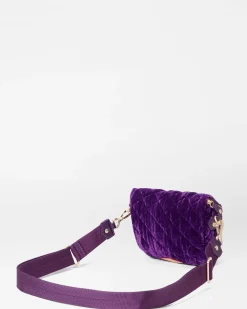 MZ Wallace Crosby|Belt Bags & Slings|Micro Crosby Sling VelvetAmethyst