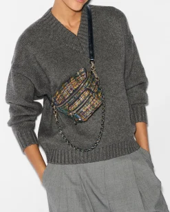 MZ Wallace Slings|Belt Bags & Slings|Micro Crosby Sling GoldMultiTweed
