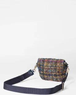 MZ Wallace Slings|Belt Bags & Slings|Micro Crosby Sling GoldMultiTweed