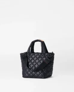 MZ Wallace Metro|Totes|Micro Metro Tote Deluxe BlackRec