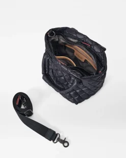 MZ Wallace Metro|Totes|Micro Metro Tote Deluxe BlackRec