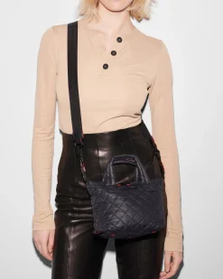 MZ Wallace Metro|Crossbody|Micro Sutton BlackRec