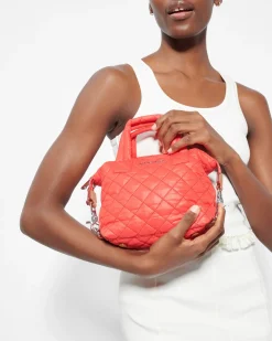MZ Wallace Metro|Crossbody|Micro Sutton CoralRec
