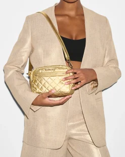 MZ Wallace Crosby|Crossbody|Mini Crosby LightGoldPearlMetallic