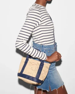 MZ Wallace Raffia|Totes|Mini Raffia Tote