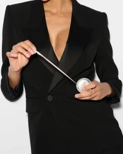 MZ Wallace Accessories|Mzw Tape Measure SilverMetallicLeather