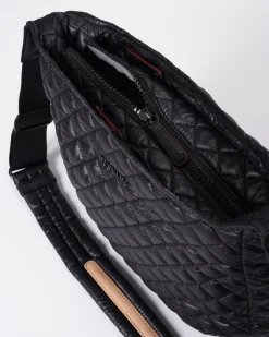 MZ Wallace Metro|Crossbody|Parker Deluxe BlackRec