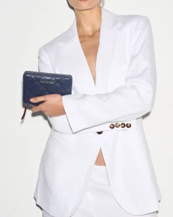 MZ Wallace Accessories|MZW Exclusives|Passport Organizer DawnWithTropicalPalm