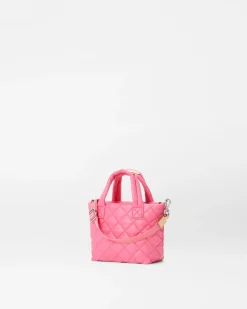 MZ Wallace Metro|Totes|Petite Metro Tote Deluxe Flamingo