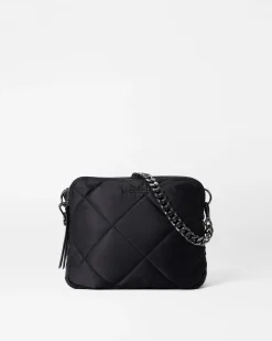 MZ Wallace Madison|Crossbody|Quilted Madison Crossbody BlackRec