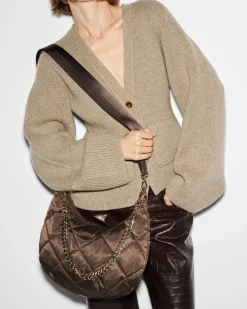 MZ Wallace Madison|Quilted Madison Shoulder Bag Walnut