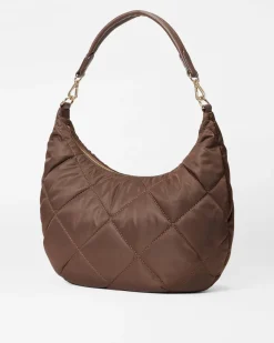 MZ Wallace Madison|Quilted Madison Shoulder Bag Walnut