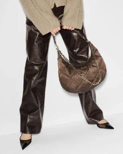 MZ Wallace Madison|Quilted Madison Shoulder Bag Walnut