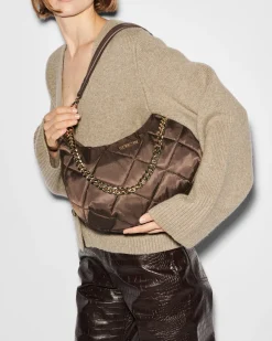 MZ Wallace Madison|Quilted Madison Shoulder Bag Walnut
