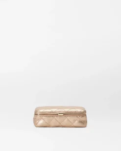 MZ Wallace Accessories|MZW Exclusives|Retro Frame Case HoneyMetallicLeather