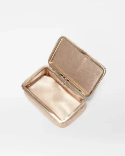 MZ Wallace Accessories|MZW Exclusives|Retro Frame Case HoneyMetallicLeather