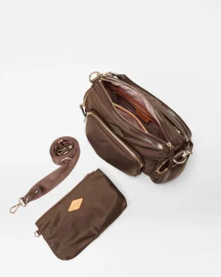 MZ Wallace Chelsea|Crossbody|Small Chelsea Crossbody Walnut