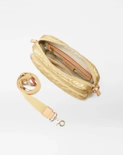 MZ Wallace Metro|Crossbody|Small Metro Camera Bag LightGoldPearlMetallic