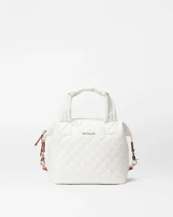 MZ Wallace Metro|Crossbody|Small Sutton Deluxe PearlMetallic