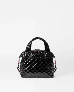 MZ Wallace Metro|Crossbody|Small Sutton Deluxe BlackLacquer