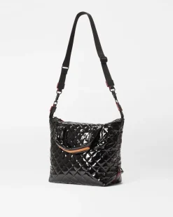 MZ Wallace Metro|Crossbody|Small Sutton Deluxe BlackLacquer