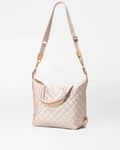 MZ Wallace Metro|Crossbody|Small Sutton Deluxe PaleRoseGold