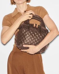 MZ Wallace Metro|Crossbody|Small Sutton Deluxe Walnut