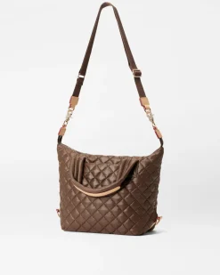 MZ Wallace Metro|Crossbody|Small Sutton Deluxe Walnut