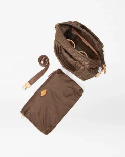 MZ Wallace Metro|Crossbody|Small Sutton Deluxe Walnut