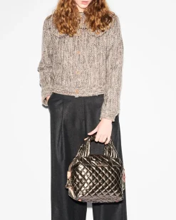 MZ Wallace Metro|Crossbody|Small Sutton Deluxe MoondustMetallicLacquer
