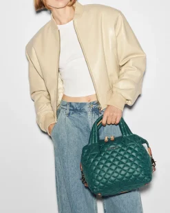 MZ Wallace Metro|Crossbody|Small Sutton Deluxe Emerald