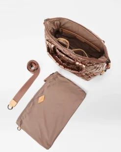 MZ Wallace Metro|Crossbody|Small Sutton Deluxe CopperMetallicLacquer