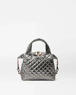 MZ Wallace Metro|Crossbody|Small Sutton Deluxe PewterMetallic
