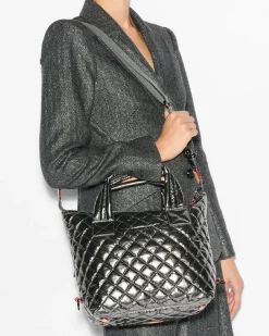 MZ Wallace Metro|Crossbody|Small Sutton Deluxe PewterMetallic