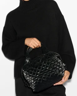 MZ Wallace Metro|Crossbody|Small Sutton Deluxe BlackLiquid