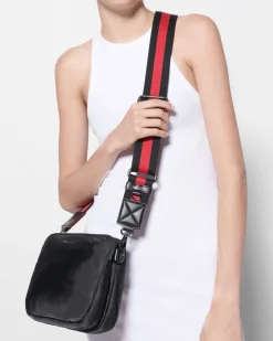 MZ Wallace Accessories|Strap Black/RedII