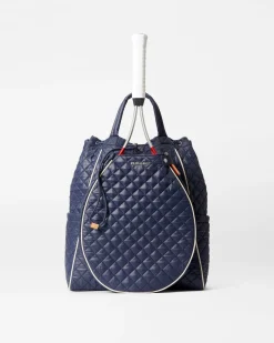 MZ Wallace Fitness|Backpacks|Tennis Convertible Backpack Dawn/Ecru
