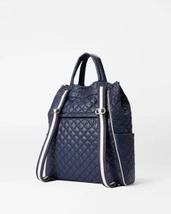MZ Wallace Fitness|Backpacks|Tennis Convertible Backpack Dawn/Ecru