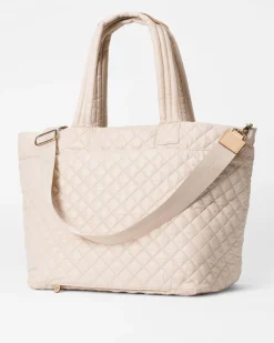 MZ Wallace Metro|Totes|The Metro Tote® Deluxe - Large Mushroom