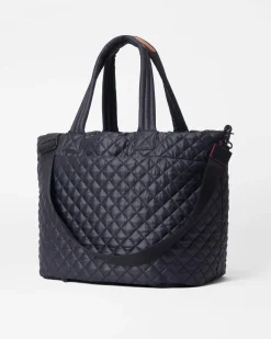 MZ Wallace Metro|Travel|The Metro Tote® Deluxe - Large BlackRec