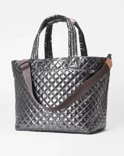 MZ Wallace Metro|The Metro Tote® Deluxe|The Metro Tote® Deluxe - Large AnthraciteMetallic